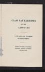 Program for Class Day Exercises 1919
